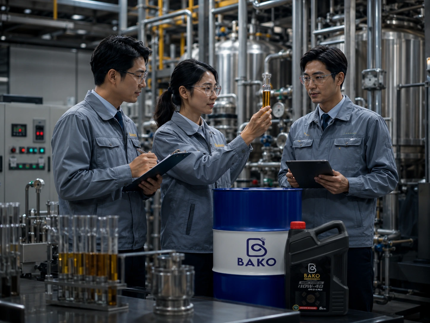 BAKO lubricant product development and controlled technical work