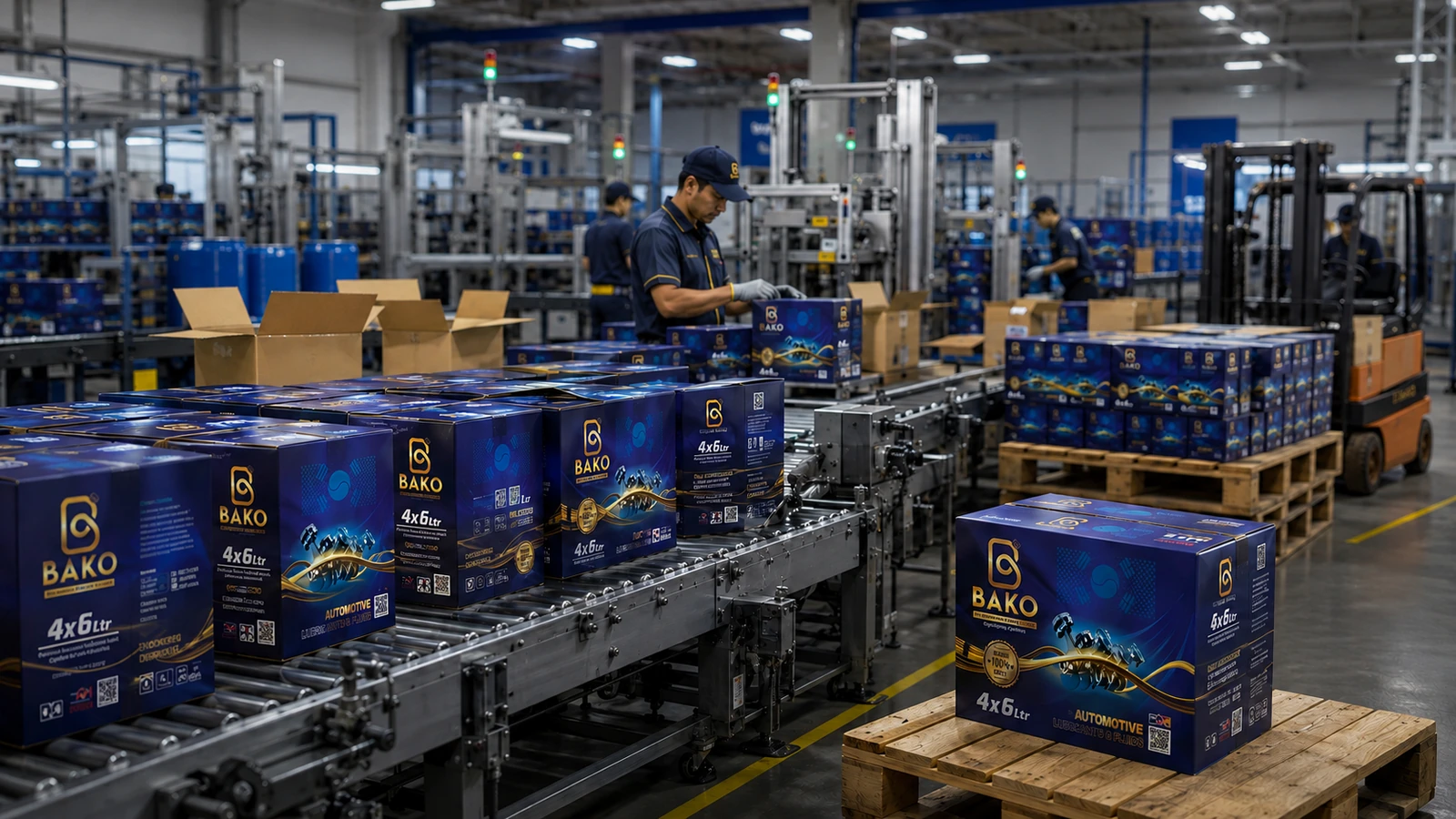 BAKO finished packs and transport cartons